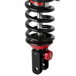 Piggyback reservoir shock with red collar